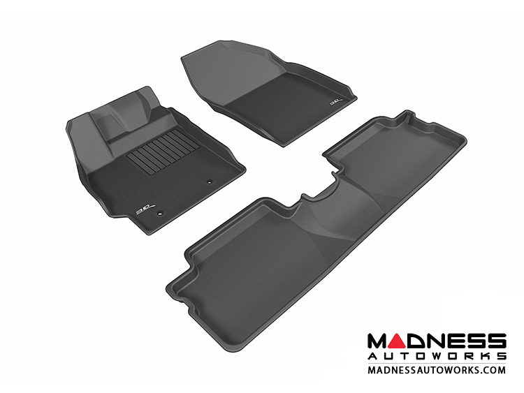 Scion XB Floor Mats (Set of 3) - Black by 3D MAXpider
